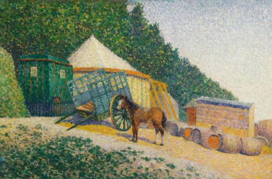 Little Circus Camp Artwork by Albert Dubois Pillet