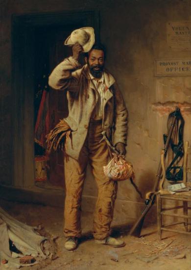 A Bit Of War History: The Contraband, 1865 Artwork by Thomas Waterman Wood