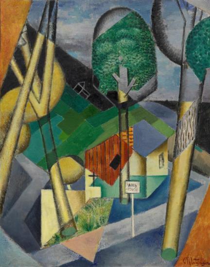 Landscape ((paysage), Ca. 1913-14 Artwork by Jean Metzinger