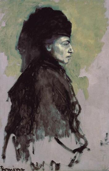 Dame En Deuil, Ca. 1910 Artwork by Romaine Brooks