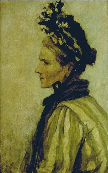 Le Bonnet A Brides, Ca. 1904 Artwork by Romaine Brooks