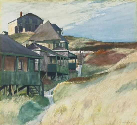 Shacks At Pamet Head Artwork by Edward Hopper