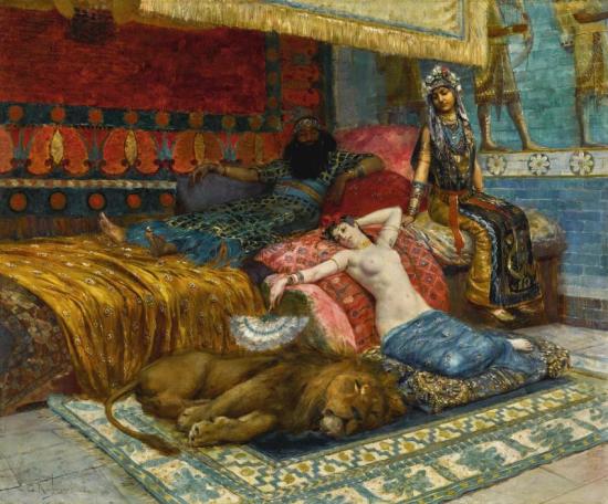 Idle Moments Artwork by Georges Antoine Rochegrosse