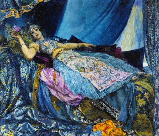 La Princesse Bleue Artwork by Georges Antoine Rochegrosse