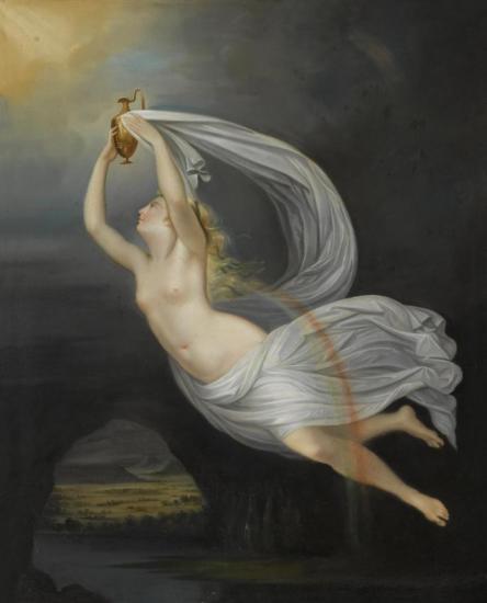 Iris Carrying The Waters Of The River Styx To Olympus Artwork by Guy Head