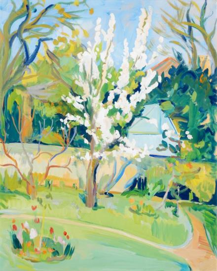 A Tree In Blossom Artwork by Irma Stern