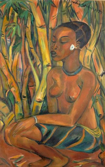 Congo Woman Artwork by Irma Stern