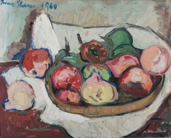 Still Life With Fruit, 1960 Artwork by Irma Stern