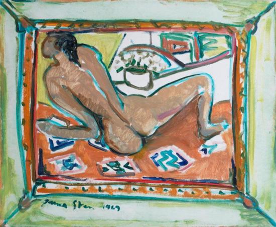 Sunbather Artwork by Irma Stern