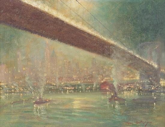 Beneath The 59th Street Bridge Artwork by Johann Berthelsen