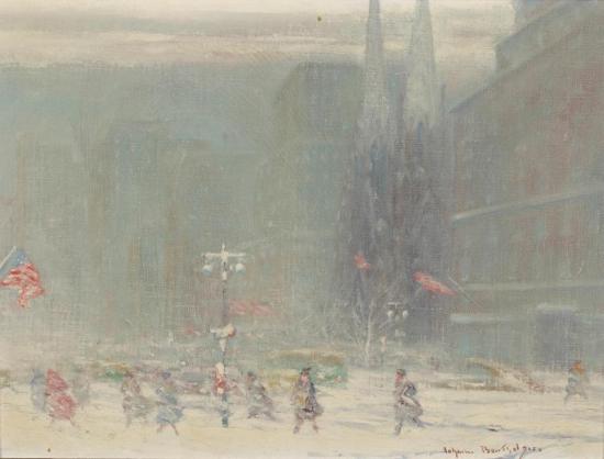 St. Patrick's Cathedral, 5th Avenue, New York Artwork by Johann Berthelsen