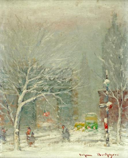 Washington Square Park 1 Artwork by Johann Berthelsen