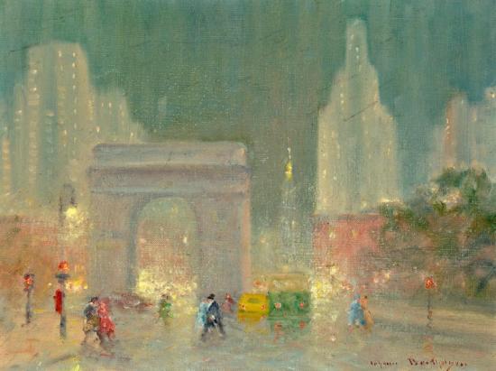 Washington Square Park Artwork by Johann Berthelsen