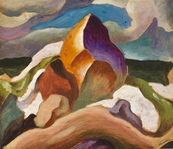 Waves, 1920 Artwork by Thomas Hart Benton