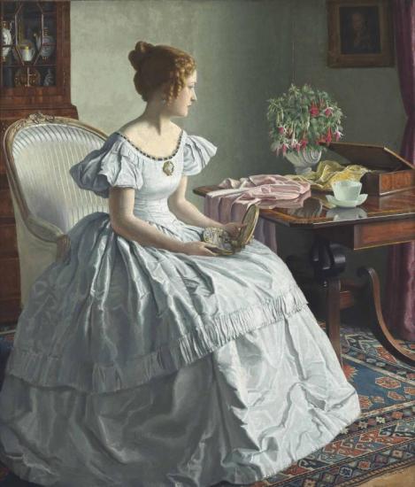 Contemplation Artwork by Leonard Campbell Taylor