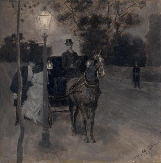 Off To The Soiree Artwork by Leonard Campbell Taylor