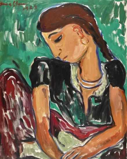 Gypsy Girl Artwork by Irma Stern