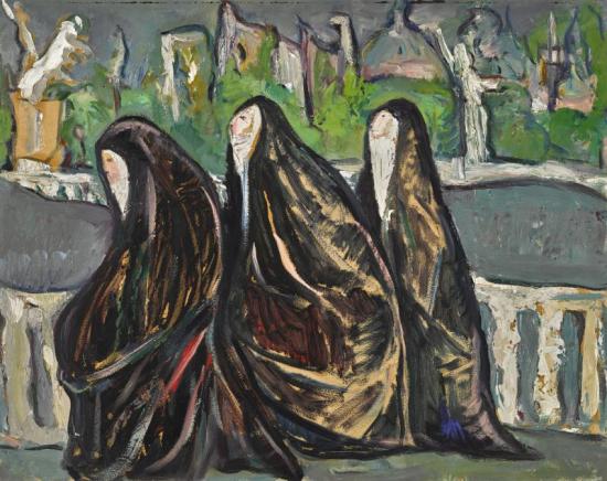 Nuns Of Sacre-coeur Artwork by Irma Stern