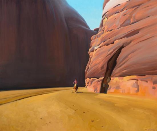 Canyon Del Muerto, Navajo Res, Arizona Artwork by Gerard Curtis Delano
