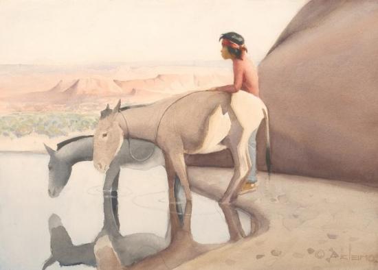 Child Of The Desert I Artwork by Gerard Curtis Delano