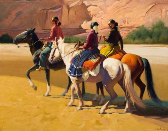 Navajo Artwork by Gerard Curtis Delano