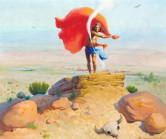 Smoke Signal Artwork by Gerard Curtis Delano