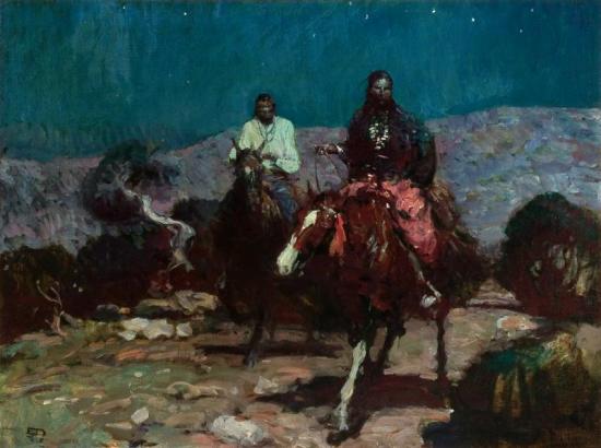 Strong Medicine Artwork by Harvey T. Dunn