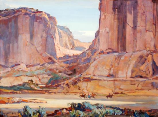 Canyon De Chelly, Arizona, 1932 Artwork by Carl Oscar Borg