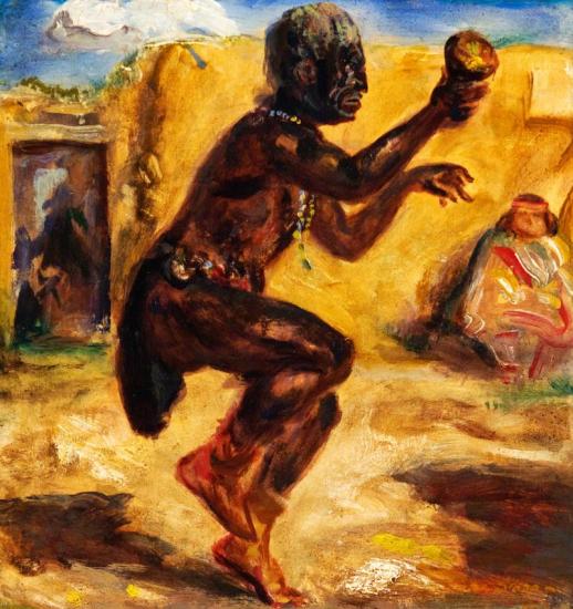 Black Koshare Artwork by John Sloan