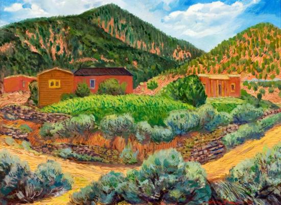 Road Up The Canyon, 1936 Artwork by John Sloan