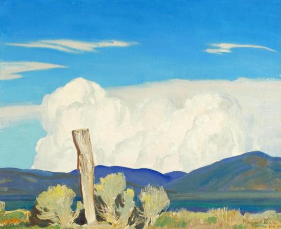 Approaching Thunderstorm Artwork by Maynard Dixon