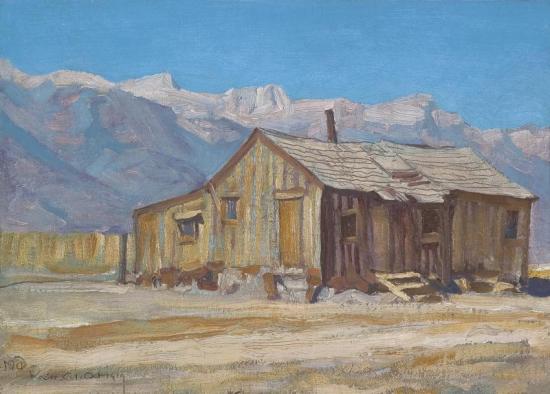 Chong Louis Ranch, Reeler, California, 1919 Artwork by Maynard Dixon