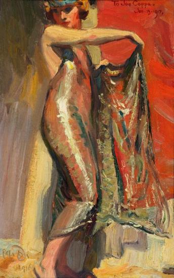 Flapper Girl, 1916 Artwork by Maynard Dixon