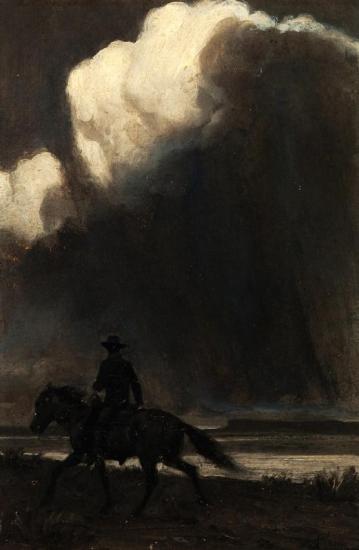 Lone Rider Artwork by Maynard Dixon