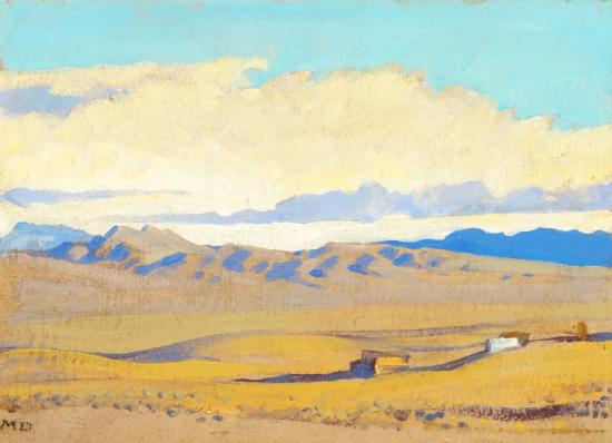 Lonesome Camp, 1927 Artwork by Maynard Dixon
