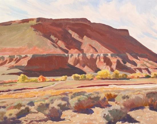 Mesa On Rio Virgen, 1941 Artwork by Maynard Dixon