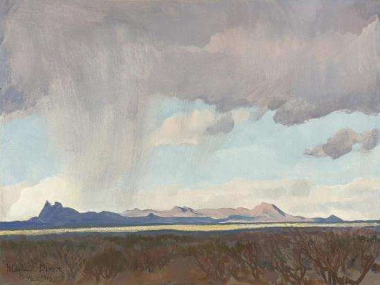 Rain For The Gulf Artwork by Maynard Dixon
