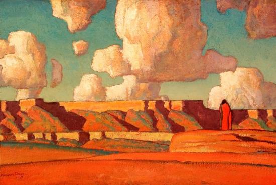 Remembrance Of Tusayan, 1925 Artwork by Maynard Dixon