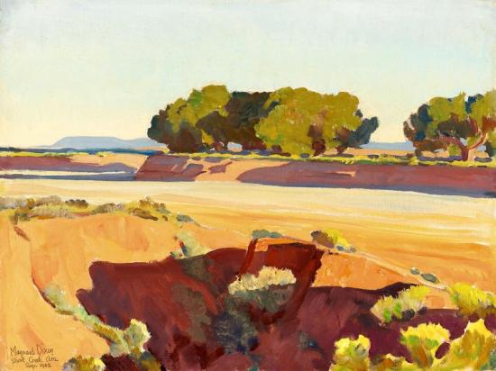 Shadows On Short Creek Artwork by Maynard Dixon