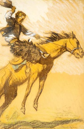 The Buckaroo Artwork by Maynard Dixon