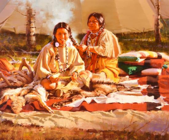 The Warm Light Of Happiness, 1994 Artwork by Stan Davis