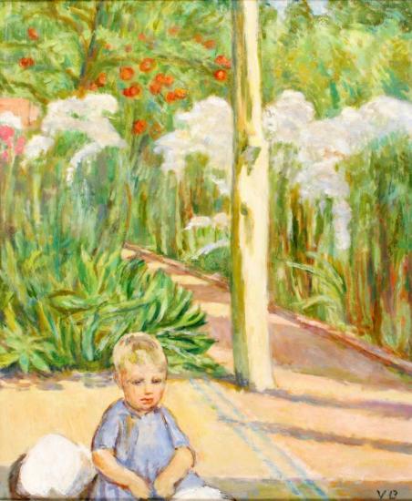 Child In A Garden Artwork by Vanessa Bell