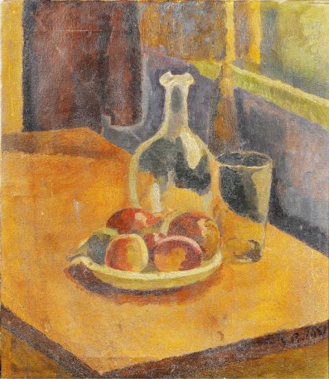 Peaches Artwork by Vanessa Bell