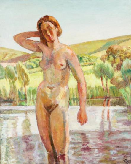 The Bather, Charleston Artwork by Vanessa Bell