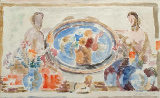 The Mantle At Charleston Artwork by Vanessa Bell