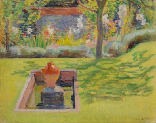 The Pool In The Walled Garden, Charleston Artwork by Vanessa Bell