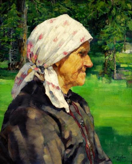 Tyrolean Woman, 1916 Artwork by Walter Ufer