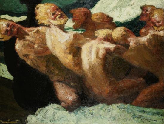 The Norsemen, 1921 Artwork by Max Bohm