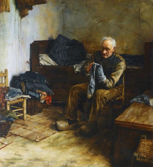 A Flemish Peasant Artwork by Walter Langley, R. I.