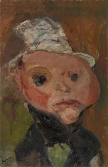 The White Hat (le Chapeau Blanc), C. 1923 Artwork by Chaim Soutine